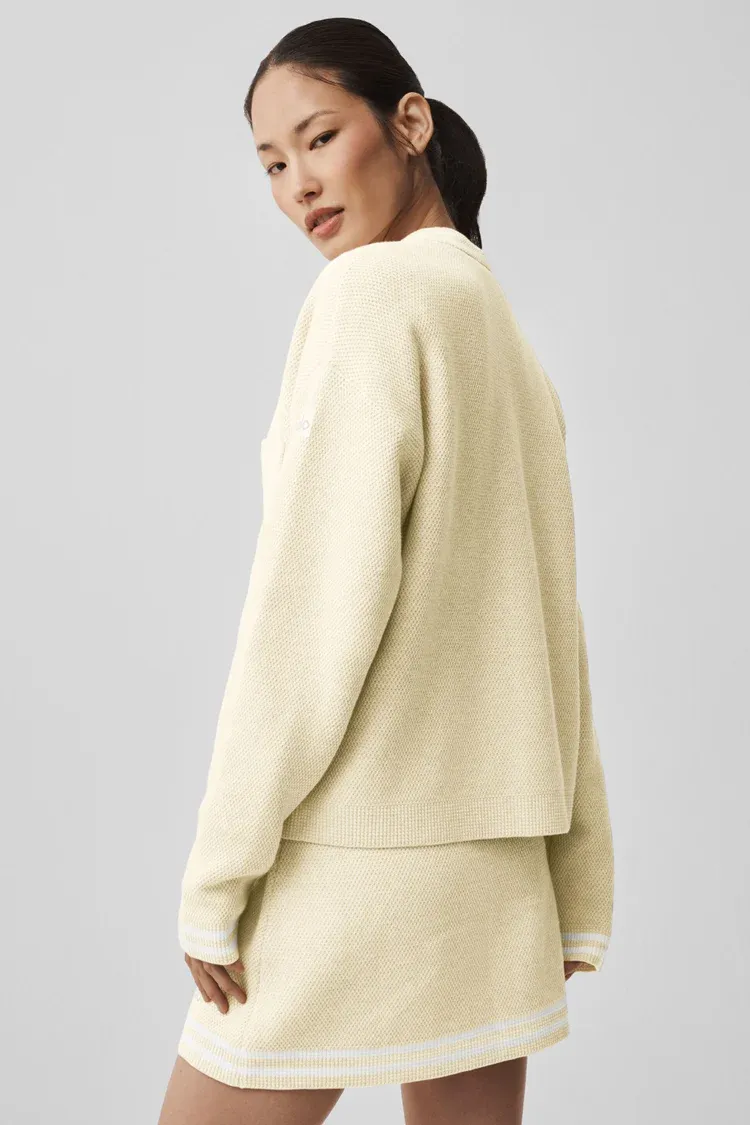 Cardigan Tennis Club Sweater Knit