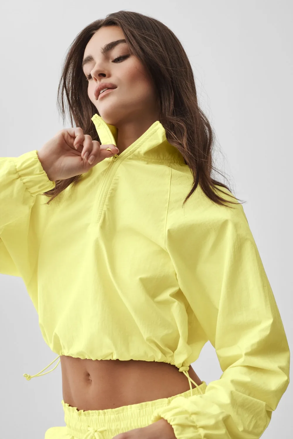 Casaco Cropped 1/4 Zip Alumni