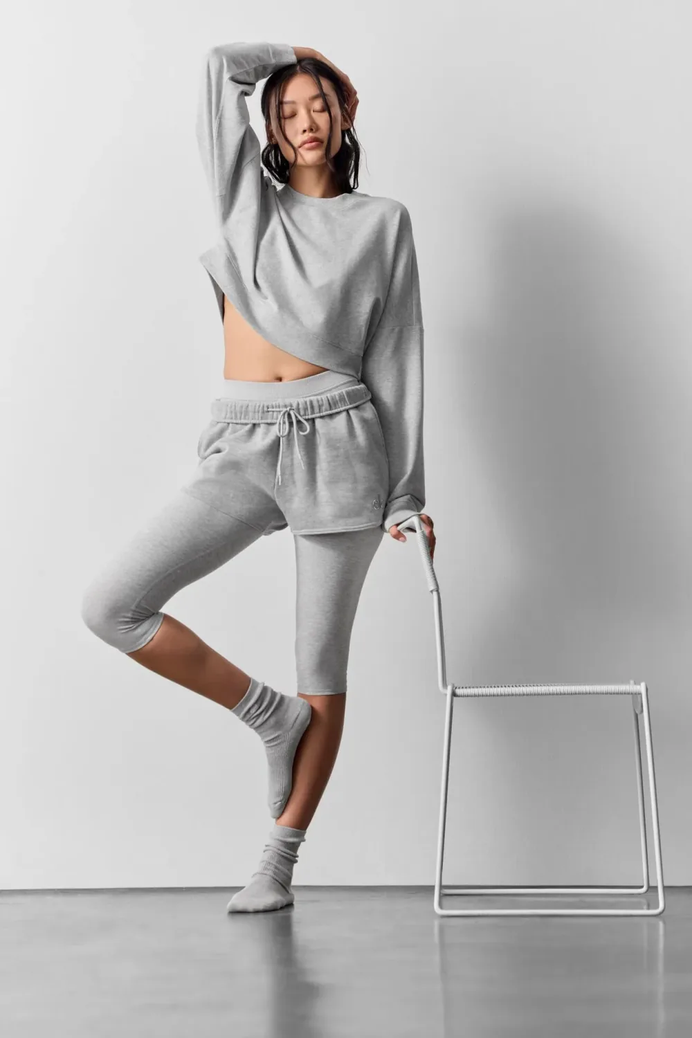 Moletom Cropped Sway Crew Neck
