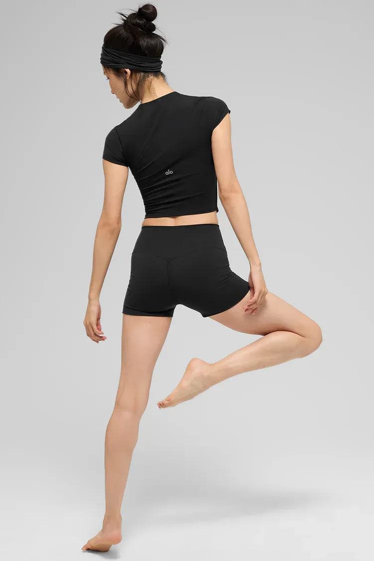 Blusa Alo Softsculpt Precision Manga Curta