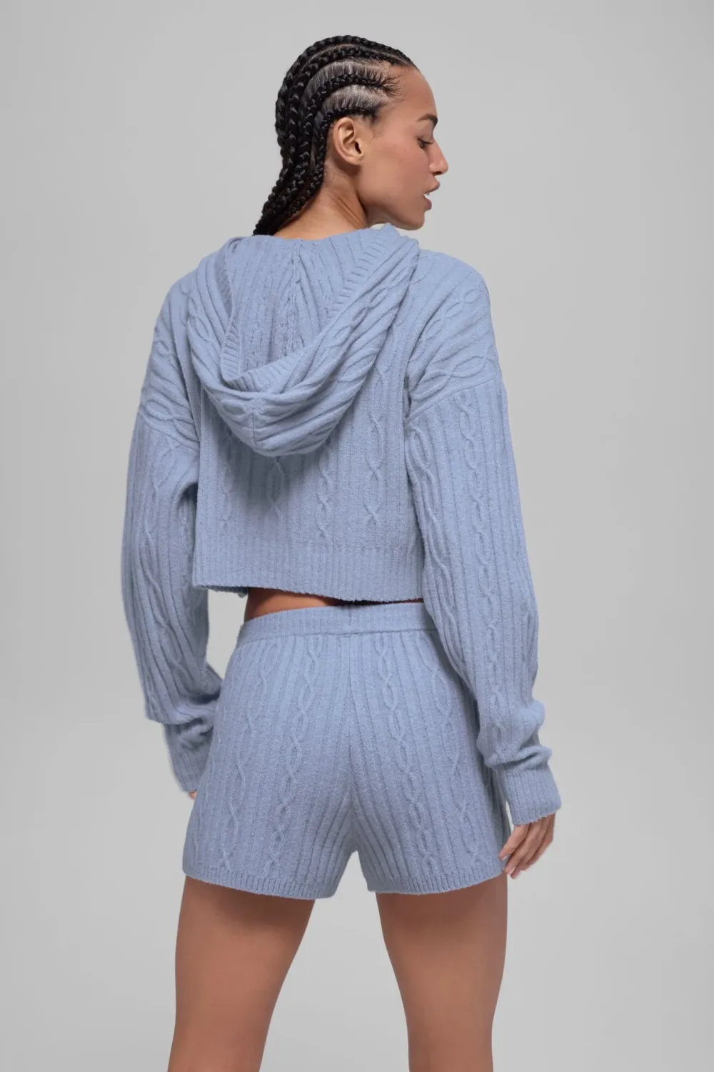 Casaco Cable Knit Winter Bliss Hoodie